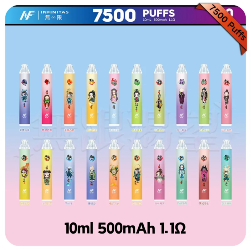 INF無限鬼滅之刃聯名版抛棄式7500口